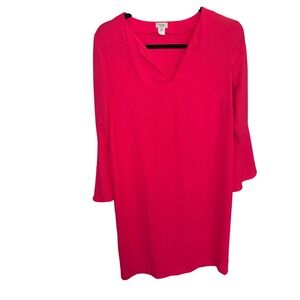 Hoss intropia Womens Pink Bell Sleeve Flutter Top Blouse